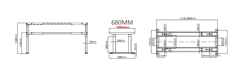 EKOBOR HARMONY- Piano Keyboard Standing Desk