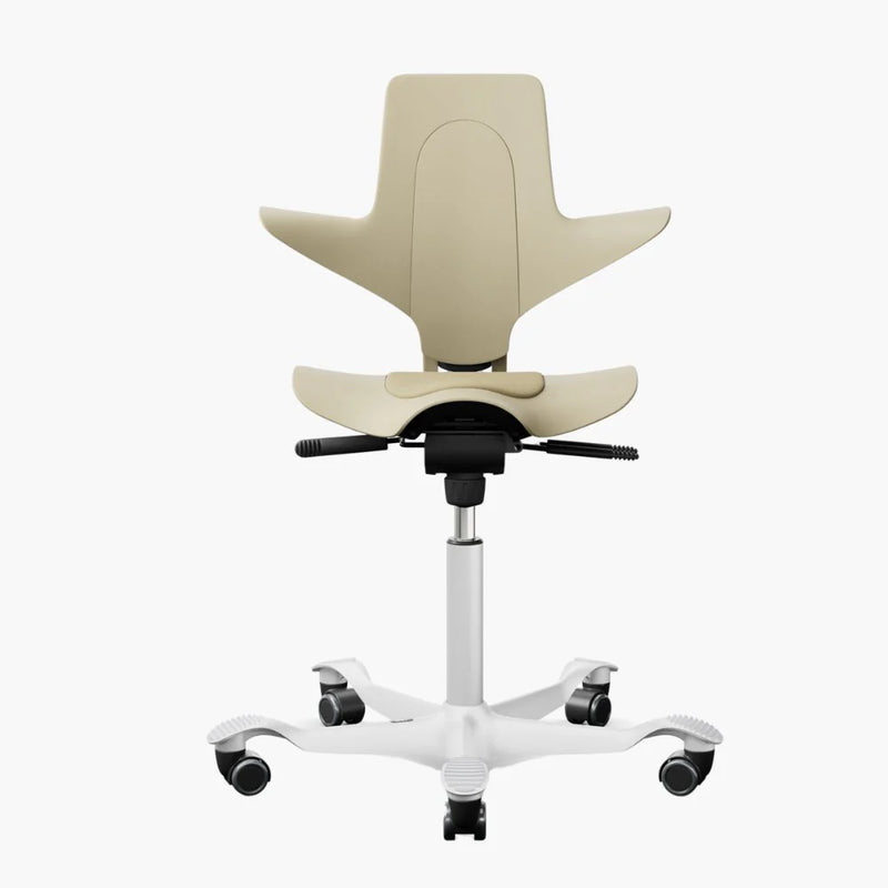 Capisco 8010 (Sand) White metal