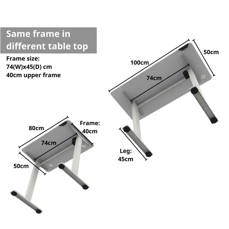 EKOBOR I-Basic Standing Desk - Small Size/ Economic Model (入門簡易版兩種尺寸)