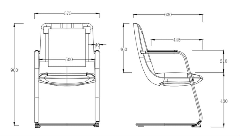 AMOLA -  Conference Visitor Chair - CH-528C