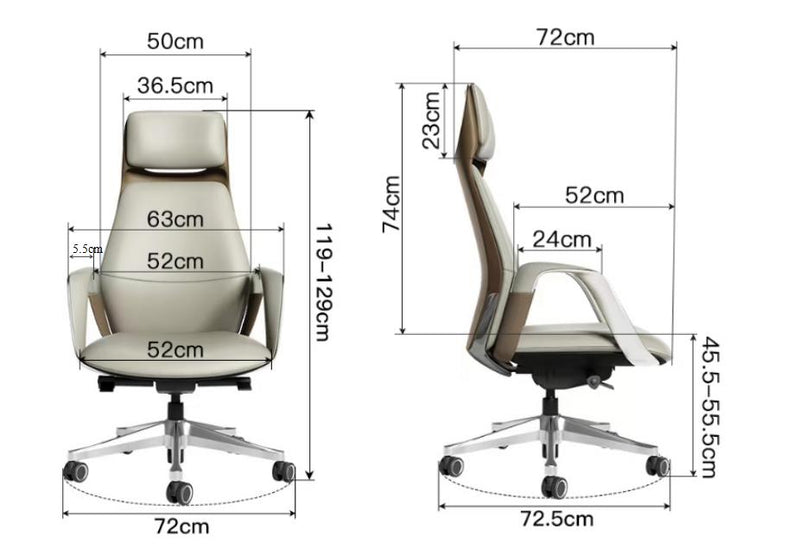 Pre Order BOAT Series A -  Executive Office Chair - Leather