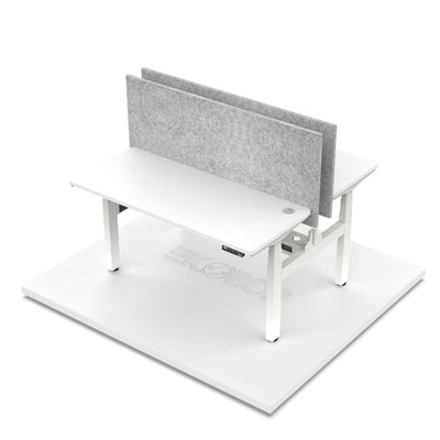 Back to Back - Standing Desk - Dual Users - Your Size - With Panels - EKOBOR Ergonomic Furniture