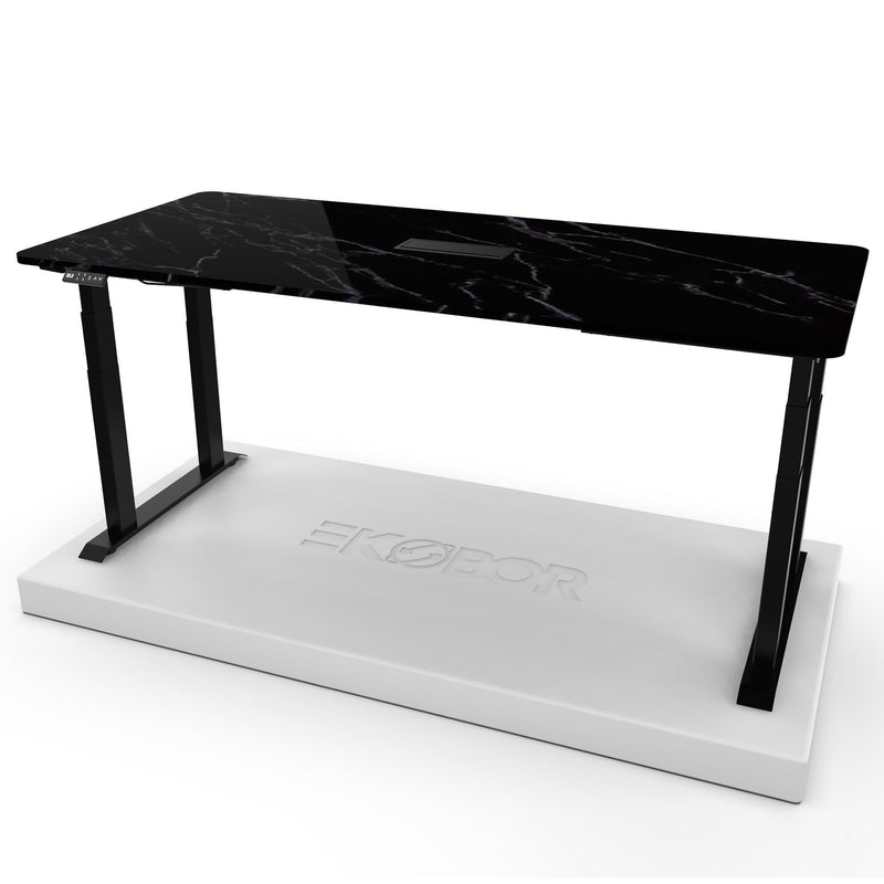 CON012 - Conference and Executive Meeting - Electrical - Marble Black - Your Size - EKOBOR Ergonomic Furniture