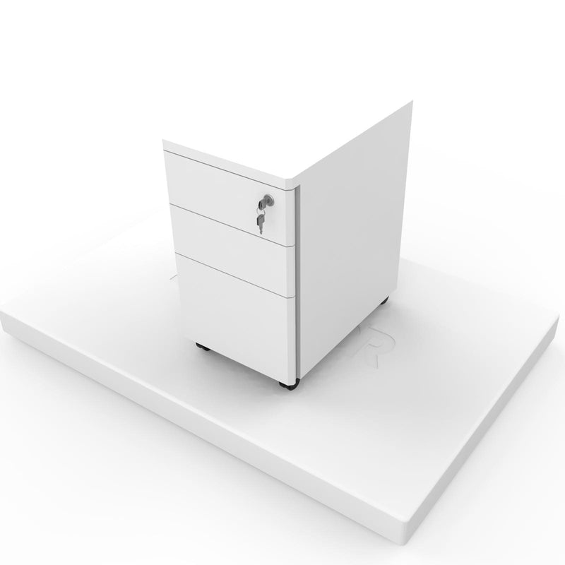 EKO SLIM - 3 layers Mobile Cabinet- E0 Wood - EKOBOR Ergonomic Furniture