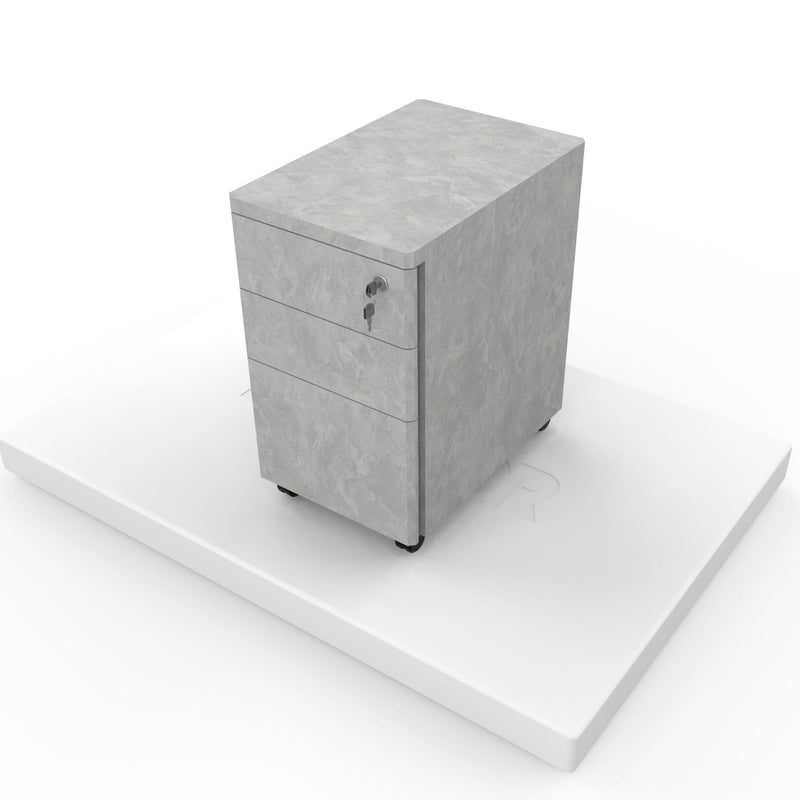 EKO SLIM - 3 layers Mobile Cabinet- E0 Wood - EKOBOR Ergonomic Furniture