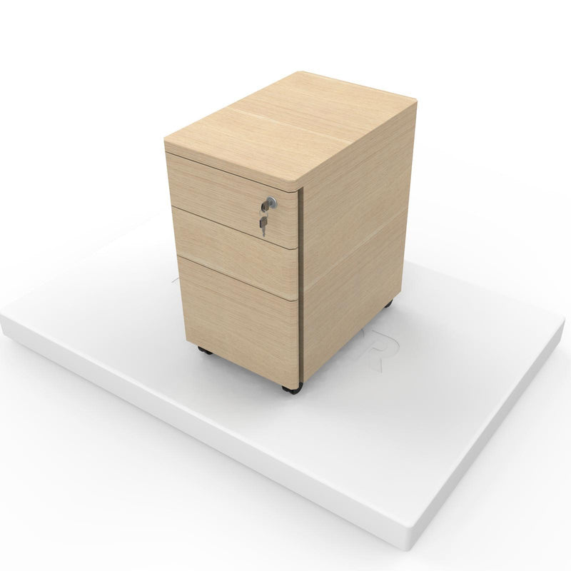 EKO SLIM - 3 layers Mobile Cabinet- E0 Wood - EKOBOR Ergonomic Furniture