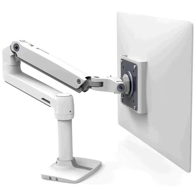 ERGOTRON LX Desk Monitor Arm (White) Monitor Mount 7" Pole (PART: 45-490-216) - EKOBOR Ergonomic Furniture