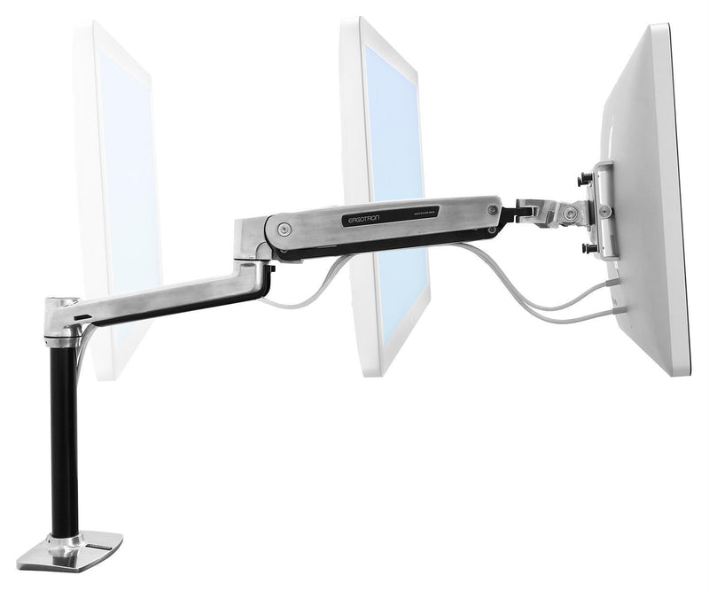 ERGOTRON LX HD Sit-Stand Desk Mount LCD Arm - ≤49" monitor screen - EKOBOR Ergonomic Furniture