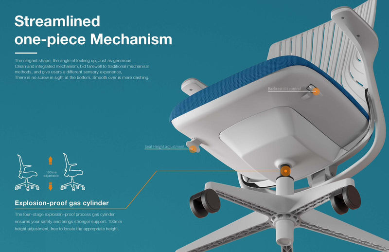 F3 JOY - Meeting Chair - Computer - Follow back movement - EKOBOR Ergonomic Furniture