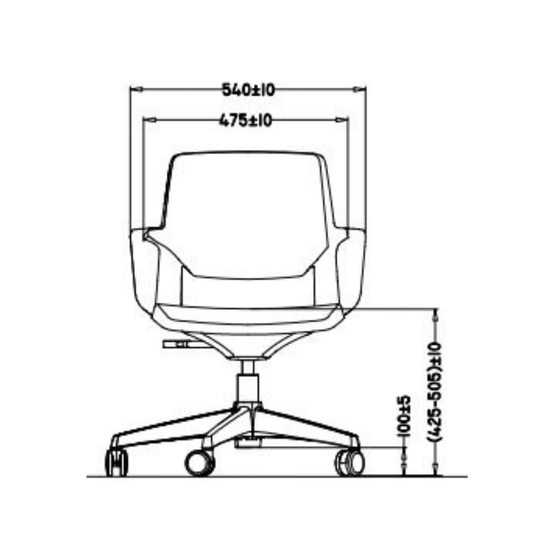 FILO - Office Meeting Chair - Greenguard - EKOBOR Ergonomic Furniture
