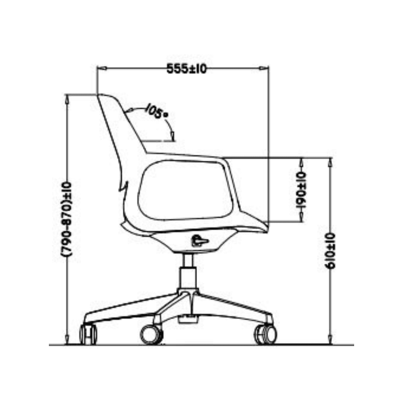 FILO - Office Meeting Chair - Greenguard - EKOBOR Ergonomic Furniture