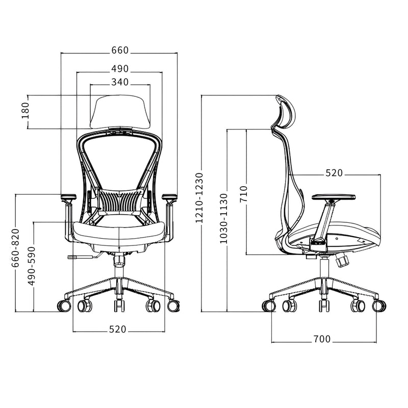 Galaxy Ergonomic Chair + I-Standing Desk - EKOBOR Ergonomic Furniture