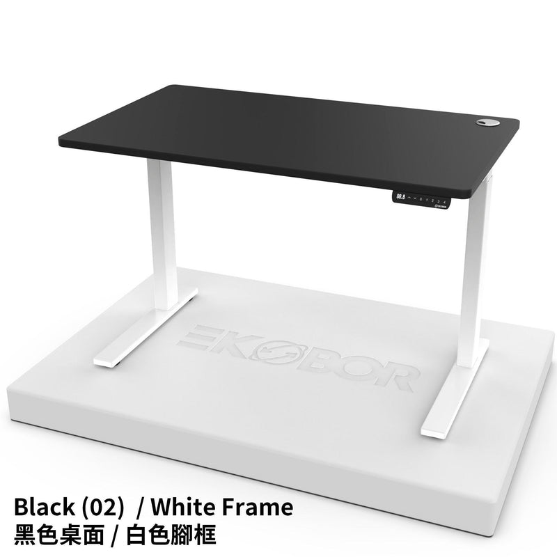 Home/Office Pick- I-Standing Desk Single Motor - Size: 0.8-1.2m - FREE Basket - EKOBOR Ergonomic Furniture