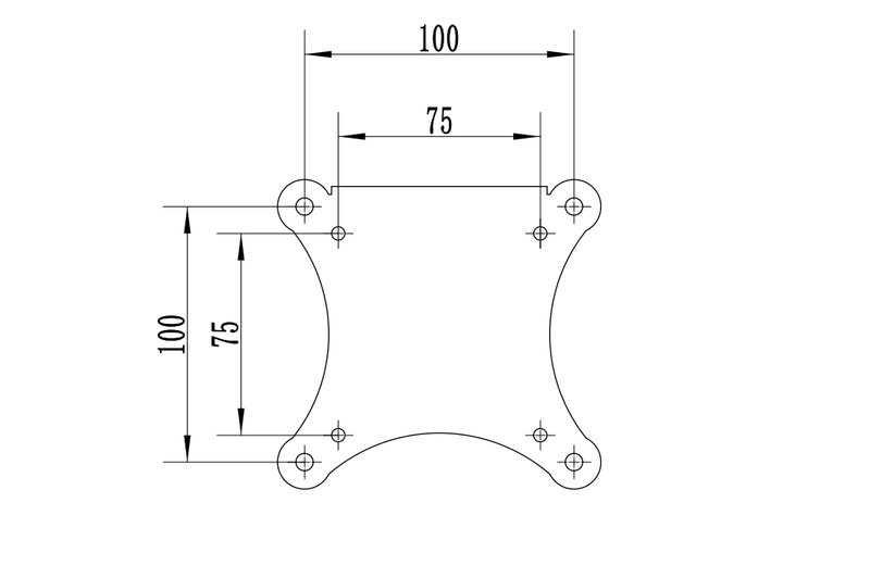 Intelligent Rising - Electrical Desk Riser - Sliding VESA -max size 30 inches each side - EKOBOR Ergonomic Furniture