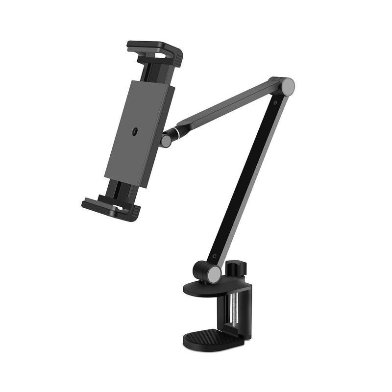 iPad Tablet Phone holder - Clamp on Type (Aluminum) - EKOBOR Ergonomic Furniture