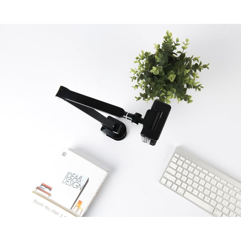 iPad Tablet Phone holder - Clamp on Type (Aluminum) - EKOBOR Ergonomic Furniture