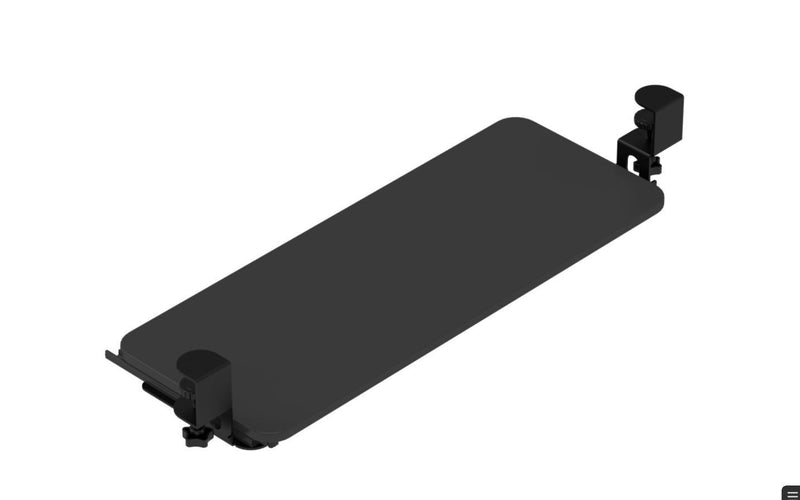 Keyboard Tray for Standing Desk (White/Black) - EKOBOR Ergonomic Furniture