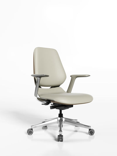 LAYER Series-B - Leather Executive Office Chair - EKOBOR Ergonomic Furniture
