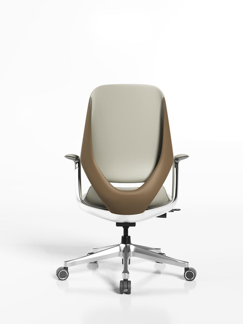 LAYER Series-B - Leather Executive Office Chair - EKOBOR Ergonomic Furniture
