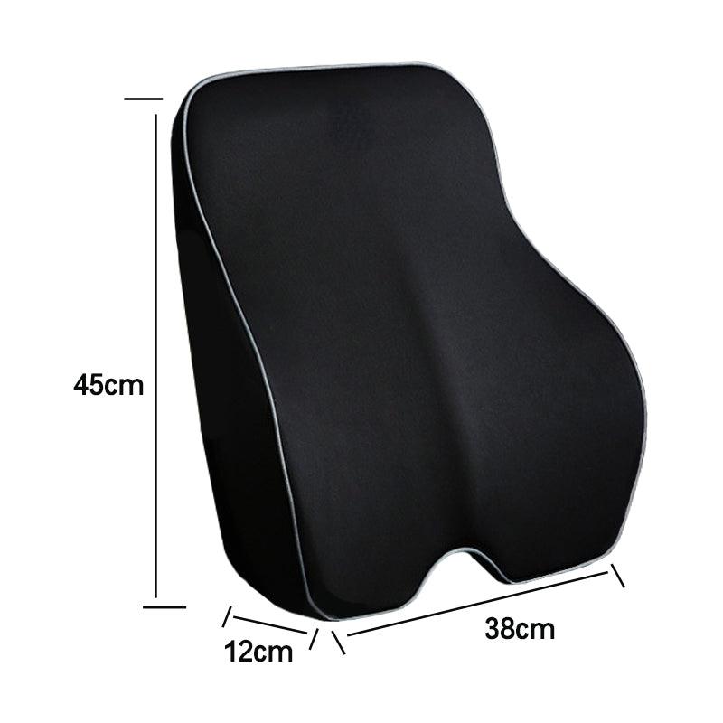 LUMBAR Memory Foam - Low to Mid Back Backrest Support - EKOBOR Ergonomic Furniture