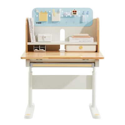 Mini Shark - Kids Adjustable Desk - Solid Wood -80cm - EKOBOR Ergonomic Furniture