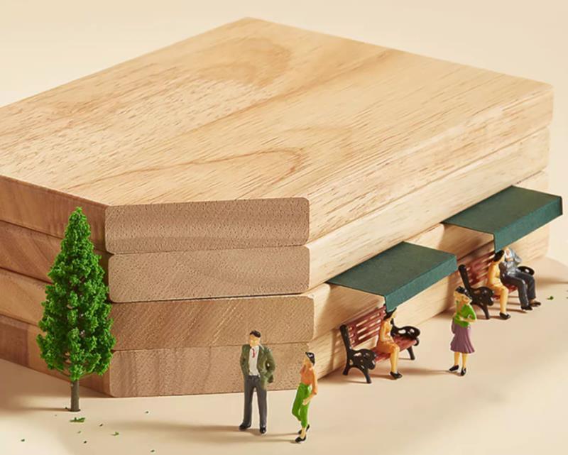 Mini Shark - Kids Adjustable Desk - Solid Wood -80cm - EKOBOR Ergonomic Furniture