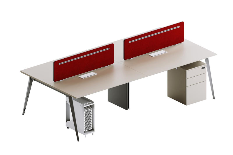 Office Furniture Staff Combination Desk (2px/ 4px/ 6px) - EKOBOR Ergonomic Furniture