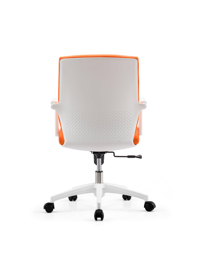 OLIVER - Swivel Meeting Visitor Chair - PU - GB55 - EKOBOR Ergonomic Furniture