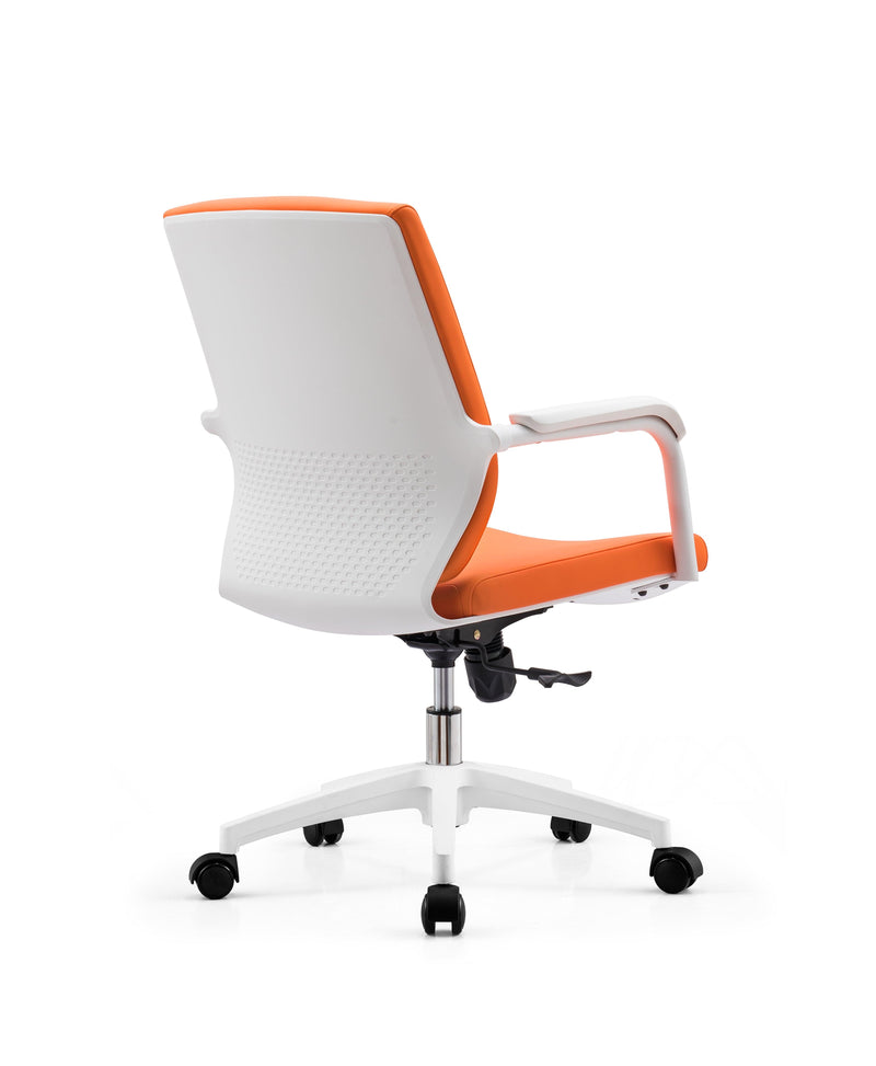 OLIVER - Swivel Meeting Visitor Chair - PU - GB55 - EKOBOR Ergonomic Furniture