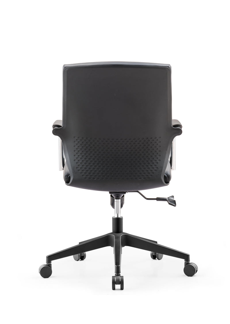 OLIVER - Swivel Meeting Visitor Chair - PU - GB55 - EKOBOR Ergonomic Furniture