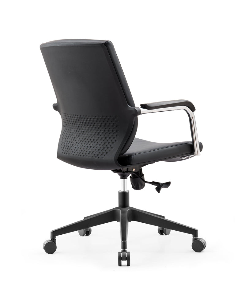 OLIVER - Swivel Meeting Visitor Chair - PU - GB55 - EKOBOR Ergonomic Furniture