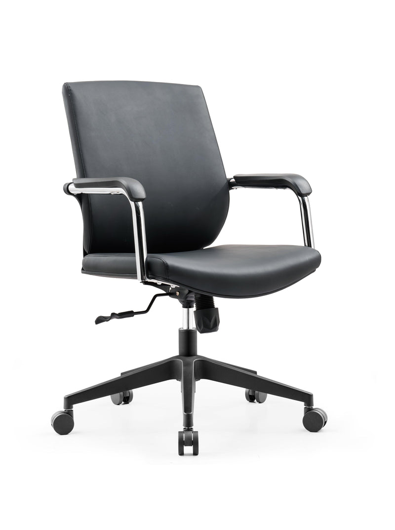 OLIVER - Swivel Meeting Visitor Chair - PU - GB55 - EKOBOR Ergonomic Furniture
