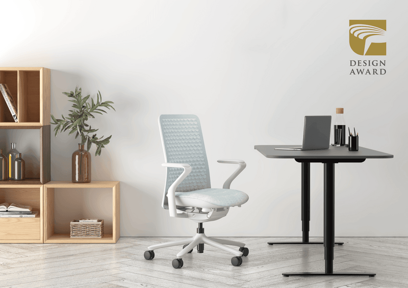 POLY - Mid back Ergonomic Chair - Red Dot Award - EKOBOR Ergonomic Furniture