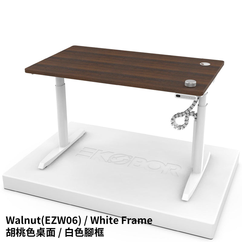 Premium Pick! Oval Standing Desk- with remote - Size: 1.2-1.8m - FREE Premium Cable Tray & Snake $500 - EKOBOR Ergonomic Furniture