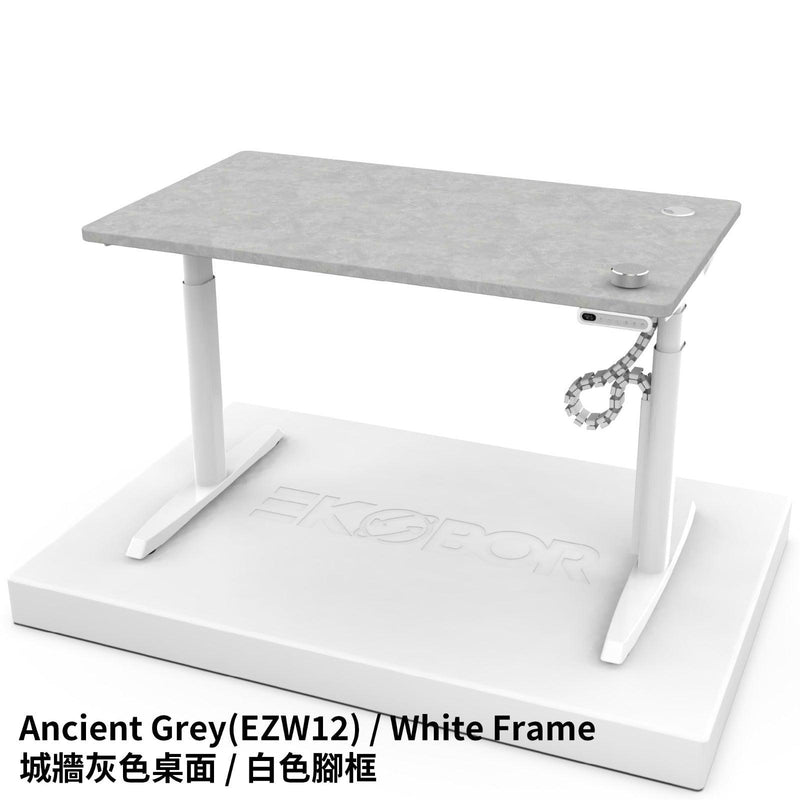 Premium Pick! Oval Standing Desk- with remote - Size: 1.2-1.8m - FREE Premium Cable Tray & Snake $500 - EKOBOR Ergonomic Furniture