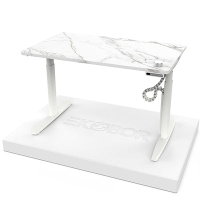 Premium Pick! Oval Standing Desk- with remote - Size: 1.2-1.8m - FREE Premium Cable Tray & Snake $500 - EKOBOR Ergonomic Furniture