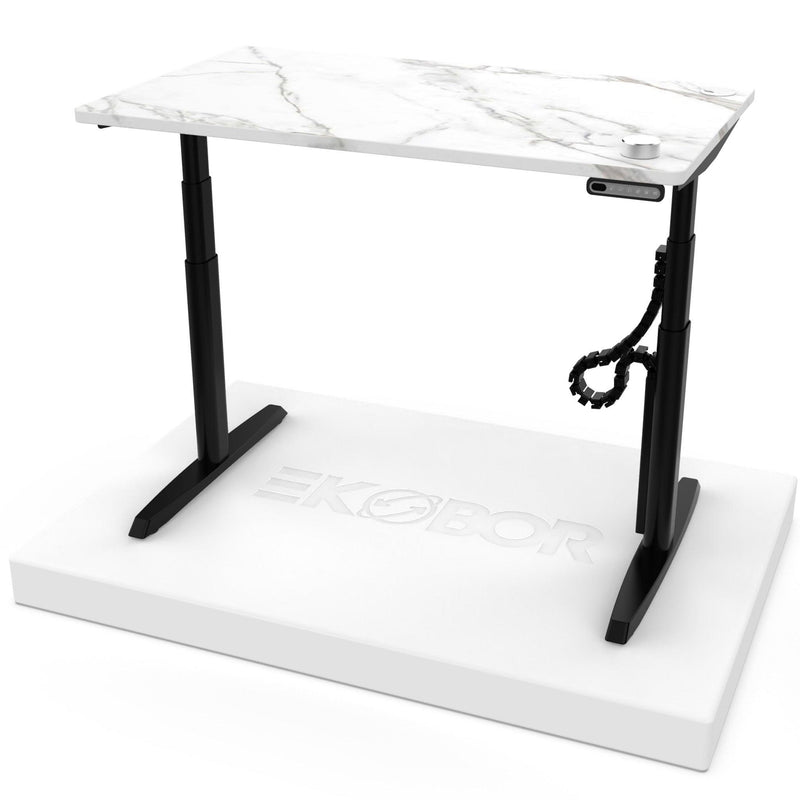 Premium Pick! Oval Standing Desk- with remote - Size: 1.2-1.8m - FREE Premium Cable Tray & Snake $500 - EKOBOR Ergonomic Furniture