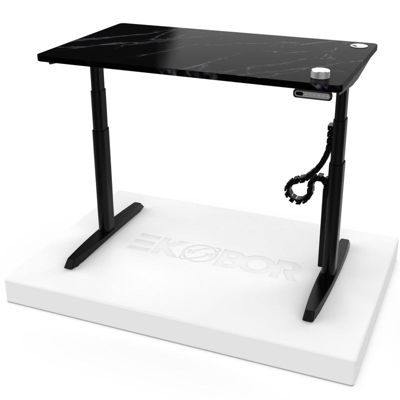 Premium Pick! Oval Standing Desk- with remote - Size: 1.2-1.8m - FREE Premium Cable Tray & Snake $500 - EKOBOR Ergonomic Furniture