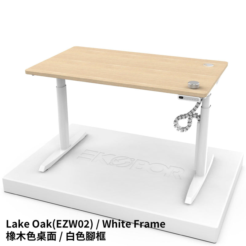 Premium Pick! Oval Standing Desk- with remote - Size: 1.2-1.8m - FREE Premium Cable Tray & Snake $500 - EKOBOR Ergonomic Furniture