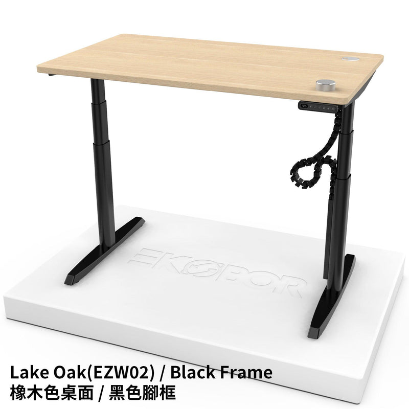Premium Pick! Oval Standing Desk- with remote - Size: 1.2-1.8m - FREE Premium Cable Tray & Snake $500 - EKOBOR Ergonomic Furniture