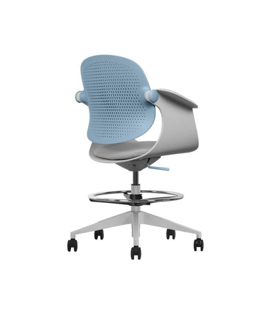 Robot - High gas lift model - Footstep - Release shoulder stress - Slope Armrest - EKOBOR Ergonomic Furniture