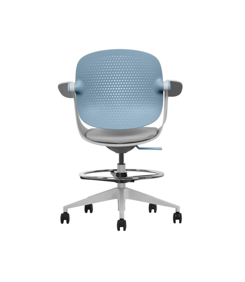 Robot - High gas lift model - Footstep - Release shoulder stress - Slope Armrest - EKOBOR Ergonomic Furniture