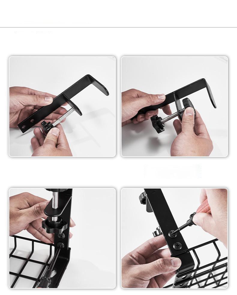 Self Install- Clamp On Cable Basket - EKOBOR Ergonomic Furniture