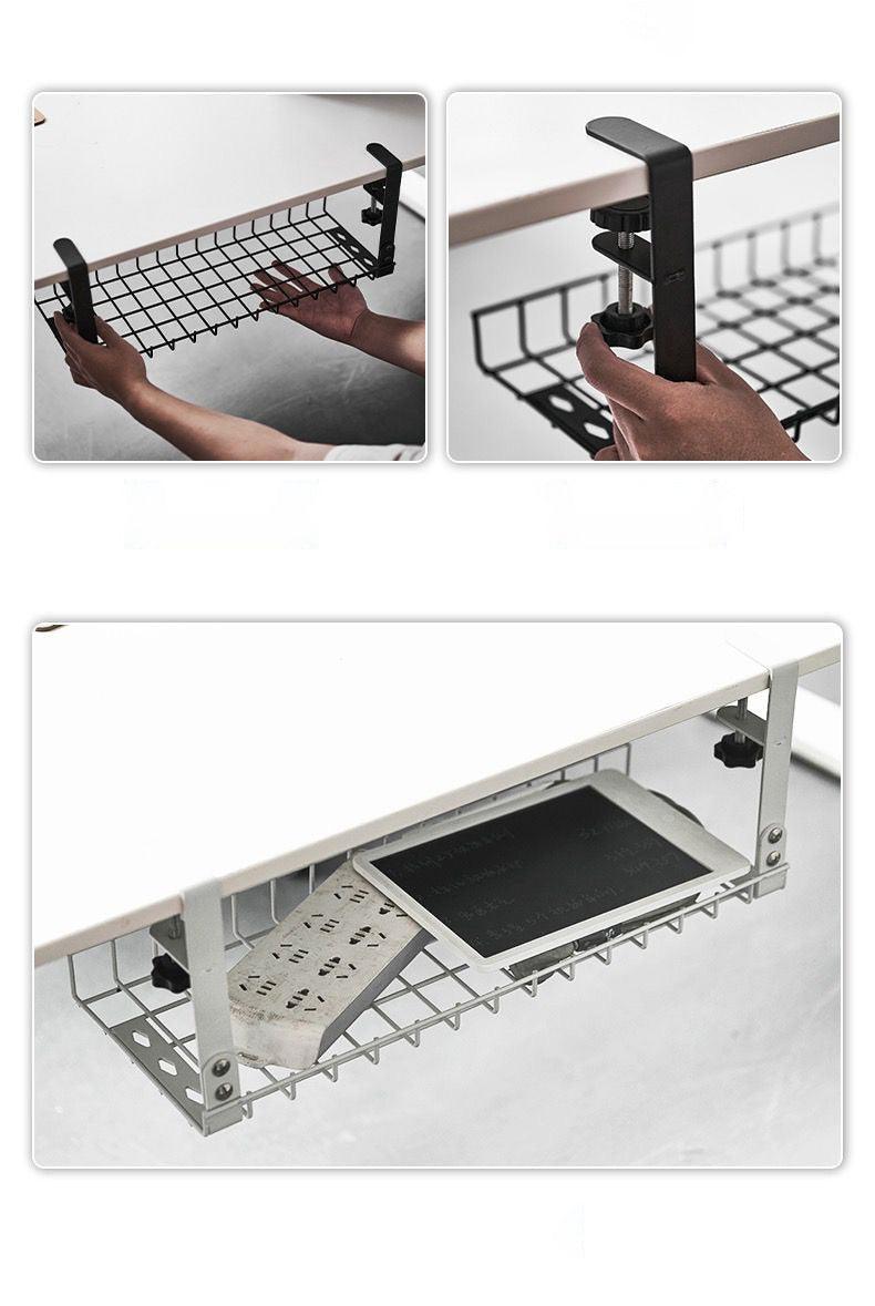 Self Install- Clamp On Cable Basket - EKOBOR Ergonomic Furniture