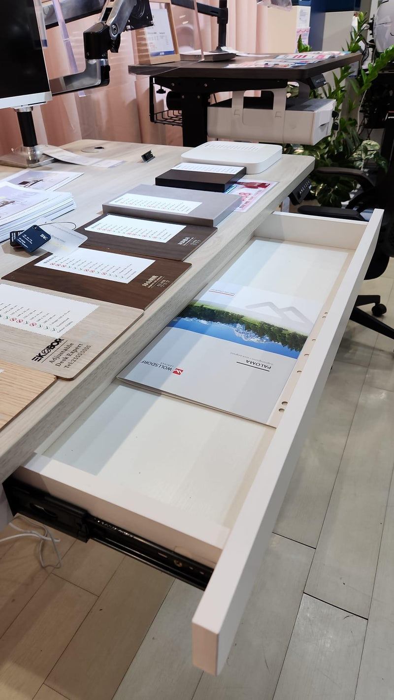 Stationery Drawer - Plywood - EKOBOR Designed - Wood Grain - EKOBOR Ergonomic Furniture