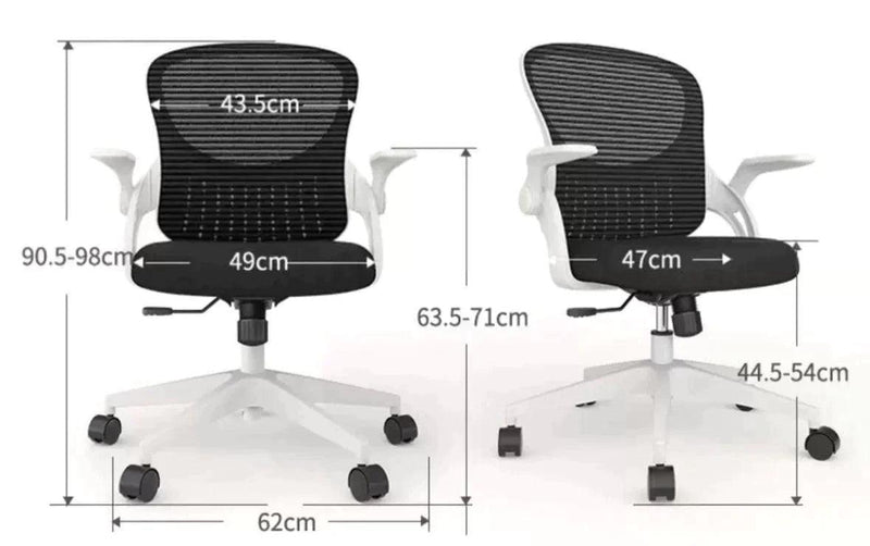 TOP 10 VIBE - Meeting Chair - Flip up armrest - Thick cushion - EKOBOR Ergonomic Furniture