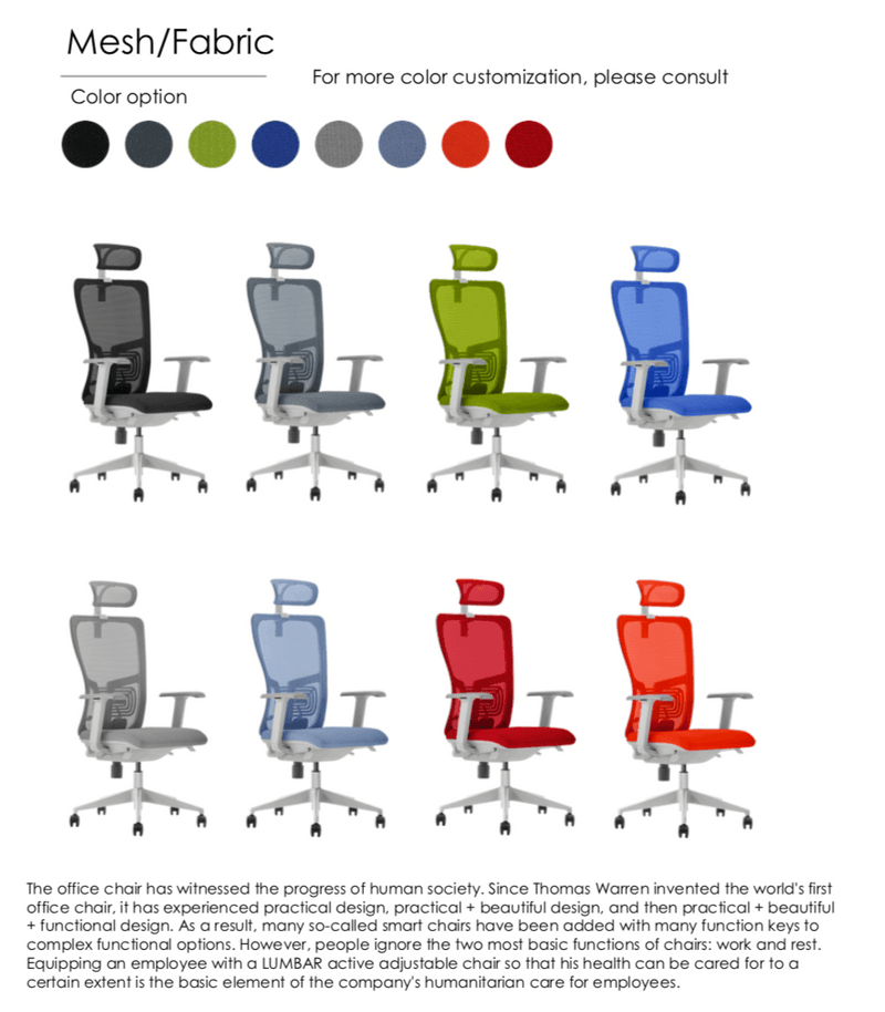 TOP 5- K5 TRULY - Office Ergonomic Chair - Slim - Fireproof - EKOBOR Ergonomic Furniture