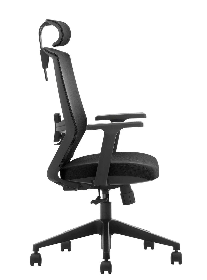 X3 BUTTERFLY-HR - Mid Back Office Ergonomic Chair - Fireproof - Slim - Headrest - EKOBOR Ergonomic Furniture