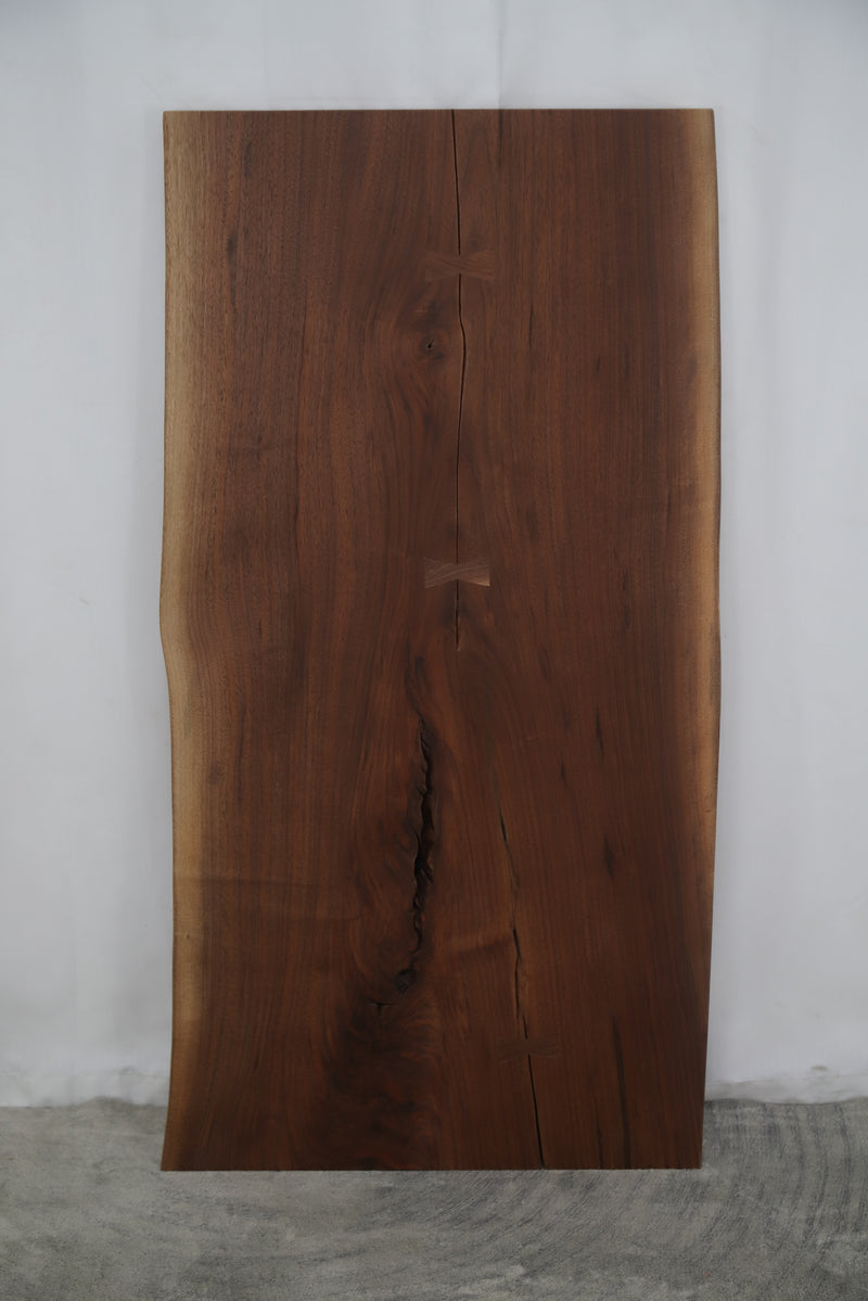 Black Walnut Hardwood Top / from USA / 1200 x 613 x 46 (mm) - Table Top Only