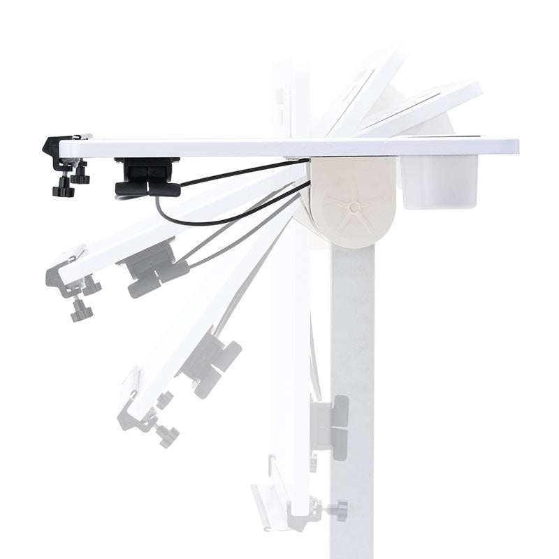 EKOBOR (EKO100-CDESK003W) - Adjustable Laptop Cart / Workstation